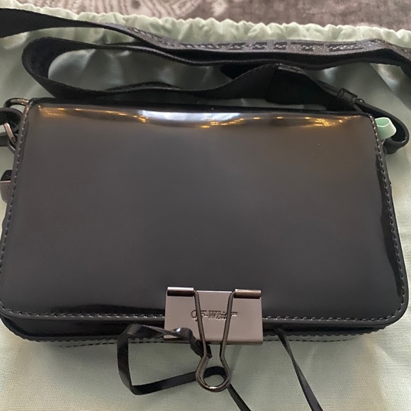 Off-White Black Mini Binder Clip Bag - Picture 4 of 4